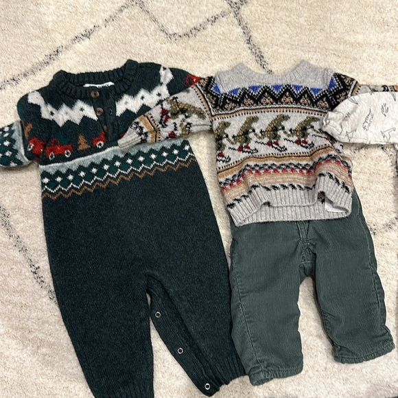 Cold Weather Baby Boy Clothing Bundle - Picture 4 of 7